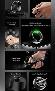 boAt推出全新智能指环 时尚与健康的完美结合